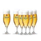 Lübzer Pils Original Biergläser (6 Stück) Pokale, Tulpen, für den entspannten Genuss (0,4 Liter)