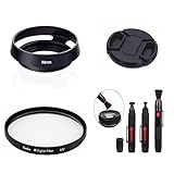 SK47B Objektiv-Set für Leica Elmarit-M 28 mm f/2.8 ASPH, Metall, Schwarz