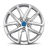 4x Borbet Felgen N 8.0x18 ET50 5x108 crystal silver kompatibel mit Ford C-Max Edge Focus Galaxy Grand C-Max Kuga Mondeo Puma S-Max