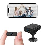 Mini Kamera-4K HD Kleine Kamera-WLAN Mini-Kamera Live Übertragung Handy APP, WiFi Camera mit Magnetische, Mini Camera mit Nachtsicht und Bewegungserkennungsalarm, für Babys, Haustiere, Hause, Büro