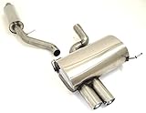 Gruppe A I Anlage I Sportauspuff I ABE I TÜV-frei I passend für BMW 1er E82 / E88 Coupe und Cabrio Bj. 11/2007-2011 118i 105kW / 120i 125kW Edelstahl