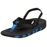 Reef Kids Slap, Unisex-Kinder Sandalen, Schwarz - Schwarz - Noir/bleu-V.2 - Größe: 19