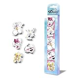 DIDDL - Diddl 3D-Radiergummi-Set – 5 originelle Radiergummis – Zubehör für Schreibwaren, lustig und bunt – niedliche Geschenkidee für Kinder & Fan der 90er Jahre