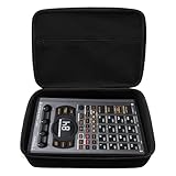 Musiin Audio-Sampler-Hülle, kompatibel mit Roland SP-404MKII, SP-404A, SP-404SX, SP-404, glatte Doppelreißverschlüsse, geräumige Netztasche oben für Zubehör, weicher und bequemer Griff, erleichtert