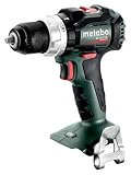 metabo Akku-Bohrschrauber BS 18 LT BL - 18V, 2.100 /min Drehzahl, 75 Nm Drehmoment - Bürstenlos, kompakt & leicht, Profi-Bohrmaschine für Holz und Metall - Inkl. Schnellspannbohrfutter und Gürtelhaken