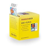 Albellion 100 Stück 0,95 EUR postfrische Briefmarken in Briefmarkenbox Frankaturware (Motiv: Welt der Briefe) Rolle