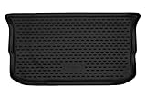 Element Passgenaue Kofferraummatte Laderaumwanne passend für Renault Twingo, Mk3 III, 2014-2024, 1 TLG, Schwarz