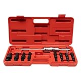 9-teiliges Innenlagerabzieherset,Kugellagerabzieher mit Gleithammer,Achsschenkel Innenabzieher,Motorrad-Lagerabzieher,9tlg Innenlager Abzieher Satz 8mm-32mm,für den Ausbau von Fahrzeuggetrieben