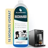 KLARBERG® Entkalker Kaffeevollautomat geeignet für DeLonghi, Siemens, Philips, Nespresso, Melitta, Sage uvm. - Universal Kaffeemaschinen Entkalker flüssig - 750 ml