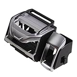 Auto Multifunktionaler Getränkehalter für OPEL Vauxhall Vectra C 2002-2008, Aufbewahrungsbox Luftauslass Becherhalter Autozubehör,B-Silver