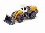 siku 1477, Liebherr Radlader, Metall/Kunststoff, Gelb/Grau, Beweglicher Ladearm