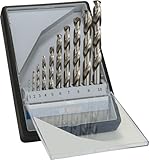 Bosch 10x PRO Metal HSS-G Spiralbohrer-Set (für Nichteisenmetalle, Stahl, Ø 1,0, 2,0, 3,0, 4,0, 5,0, 6,0, 7,0, 8,0, 9,0, 10,0 mm, Professional Zubehör Bohrmaschine/Schrauber)