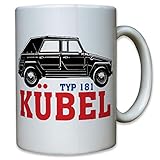 Kübel Typ 181 Kübelwagen Bundeswehr Bund Bw Fahrzeug Oldtimer Auto Tasse #12387