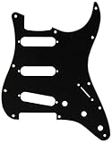Fender® »11-HOLE MODERN-STYLE STRATOCASTER® S/S/S PICKGUARD« Schlagbrett/Pickguard für Strat® - 3-lagig - S/S/S - 11-Loch - Farbe: Schwarz