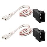 RED WOLF Lautsprecheradapter Kompatibel mit Opel Corsa Astra VW Golf 4 Renault Peugeot Boxer FIAT 500 Panda, Auto Türlautsprecher kabelbaum Adapterkabel 2 Stück