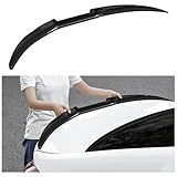 BFRDGE Auto Heckspoiler Spoilerlippe für Audi A4 B8 2008-2013, Kofferraum Heck Spoiler PVC HeckspoilerflüGel Auto Zubehör,A Gloss Black