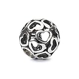Trollbeads Charm Bedeckt mit Liebe aus Sterling-Silber in der Farbe Silber, TAGBE-10201
