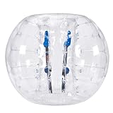 VEVOR 1,5 Meter Aufblasbar Bumper Stoßball, Aufblasbar Bumper Ball Durchsichtig 11 kg Gewicht, Bubble Fußball transparent PVC Sommer im Freien Spielzeug Kinder Erwachsenen Keine Pumpe