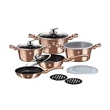 Berlinger Haus 13-teiliges Kochgeschirrset, Metallic Line Rose Gold Edition