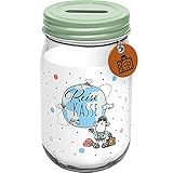 Sheepworld Reisekasse mit mintgrünem Metalldeckel, 47119, Mehrfarbig, Höhe 13,8 cm