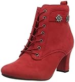 Hirschkogel Damen Stiefelette, rot, 40 EU
