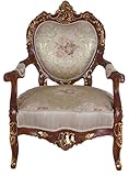 Stil Sessel Antik Armlehnstuhl Vintage Armlehnsessel Chateau des Versailles cat135 Palazzo Exklusiv