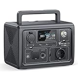 BLUETTI Tragbare Powerstation EB3A, 268Wh LiFePO4 Batterie Backup mit 600W (1200W Peak) AC Ausgängen, Aufladen von 0-80% in 30 Min, Solargenerator für Outdoor Camping (PV120/PV200 nicht inklusive)