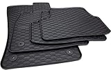 Gummimatten Kompatibel mit Golf 7 5G ab 2012 Golf 8 ab 2019 Leon 5F ab 2012 Fußmatten Allwetter Gummi 4-teilig
