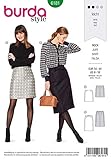 Burda 6181 Schnittmuster Rock (Damen, Gr. 34-44) Level 2 leicht