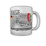 Tasse Fregatte Augsburg F222 Schiff Köln-Klasse Besatzung Reservist Kaffee#26765