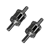 JNNJ Kraftstoff Rückschlagventil für Auto, Kraftstoff Rückschlagventil Rückschlagkraftstoffleitung,2 Stück Auto Vergaser für Benzin Dieselöl Pflanzenöl Wasser(6mm)