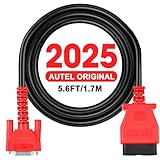Autel Original OBD2 Haupttestkabel, Funktioniert Nur mit Scanner MK808S MK808Z MX808S MK808 MX808 MP808S MP808 DS708 DS808 MS906, 1.7 m, 16 Poliges OBDII Diagnosetestkabel