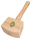 Kirschen 6160105 Schreinerklüpfel / Holzhammer ; Klüpfel aus Weißbuche mit Eschenstiel ; Kopflänge: 105 mm, Gewicht 400 g, DIN 7461