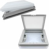 pro-Styling MPK 42 Dachluke Dachfenster Dachhaube 40 x 40 cm Wohnwagen Wohnmobil Caravan grau