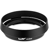 Haoge LH-ZM35 Gegenlichtblende mit Bajonett für Carl Zeiss Distagon T 1,4/35 35mm f1,4 ZM Objektiv, Schwarz