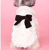 Haustier Kleidung eleganten Luxus Fell Winter Overcoat klein Hund Katze Kleidung Schleife Chihuahua