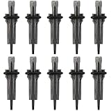 Homtone Hand Spalter für Beton 10-teilig, Stein, Marmor, Granit und Fels, Spaltkeil Werkzeuge Sprengkeile für Bildhauer und Steinmetze(5/8 Zoll/16mm)