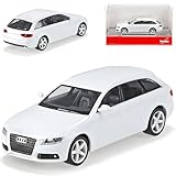A*U*D*I A4 B8 Avant Kombi Weiss 2007-2015 H0 1/87 Herpa Modell Auto