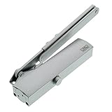 Burg Wächter Türschließer für Innentüren, Hydraulisch, Variabel einstellbar, Breite bis 75 cm, Gewicht bis 20 kg, TS 501 S, Silber, Türbreite bis 75 cm