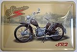 Blechschild Schild 20x30cm - SR 2 SR2 Simson Moped Mofa DDR Ostalgie Osten Oldtimer vintage retro