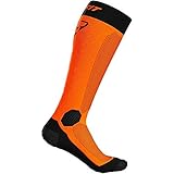 DYNAFIT Tour Warm Merino Socks Orange, Merino Socken, Größe 43 - 46 - Farbe Shocking Orange