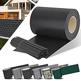 KESSER® PVC Sichtschutzstreifen Sichtschutz Rolle Doppelstabmatten Zaun Blickdicht | 70m x 19 cm | 60 Befestigungsclips | Wetterfest und Windschutz | Zaunfolie Sichtschutz Garten Gartenzaun, Anthrazit