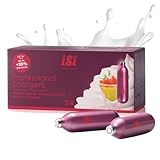 ISI Sahnekapseln 24 Stück - Professional Charger Sahnekapseln für Sahnespender - Premium N2O Sahnekapseln aus Stahl - HACCP-Zertifiziert - Made in Austria