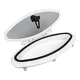 Marine Luke Bullauge Fenster, gehärtetes Glas vollständig versiegelte Öffnung Boot Bullauge Fenster transparent Anti-Aging für Wohnmobil