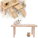 SZSMW Hamster Plattform - Hamster Etage - Hamster Spielzeug Plattform - Geeignet FüR,Kaninchen,Meerschweinchen,das Schneiden Ist Ordentlich Und Glatt und Wird Ihrem Nicht Schaden (M)