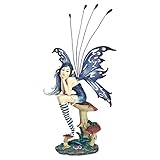 Design Toscano Sapphire, die Pepperwand-Fee, Figur