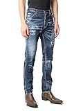DSQUARED2 Herren Jeans 1964 Cool Guy Fit Modell S74LB0961S30342 Farbe Denim Blau (470 BLU)., 470 Blau, M