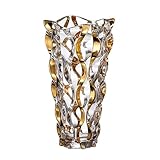 Puremagics Handbemalte Vase, Höhe 28 cm, dekorative Vase für Zuhause, Esstisch, Wohnzimmer, Büro, Hochzeit, Urlaubsparty