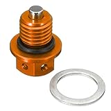 C-FUNN M12 X 1.5 CNC Oil Drain Plug Für KTM 690 Duke 09-16 450 505 525 SX/XC ATV Dirt BIK - Orange