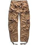Surplus Raw Vintage Airborne Herren Cargo Hose, beige, XL